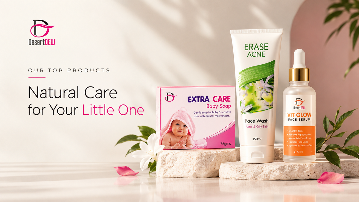 Desert Dew natural skincare collection